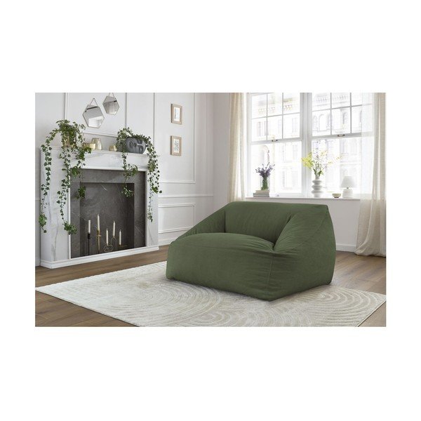 Zelena vreća za sjedenje od samta Lilibet – Bobochic Paris-image-1