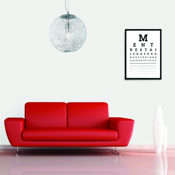 Viseća lampa od prozirnog stakla-image-1