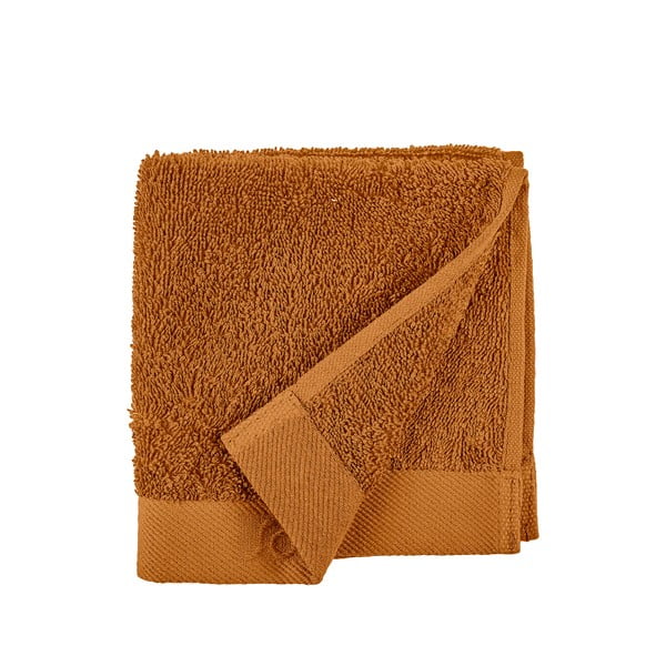 Narančasta ručnik iz Terry pamuka Södahl Clay, 30 x 30 cm