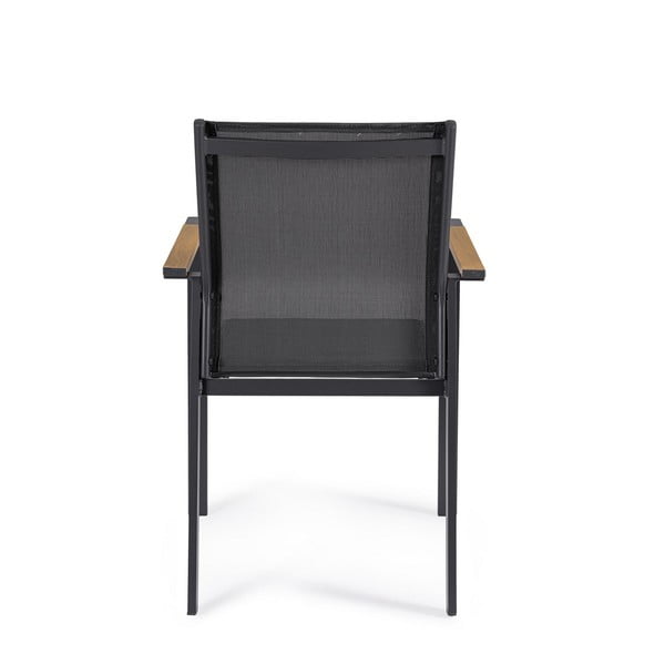 Antracitno sive metalne vrtne stolice u setu 4 kom Heta   – Bizzotto-image-4