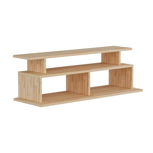 TV stol od borovine u prirodnoj boji 110x40 cm Ella - Kalune Design