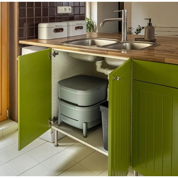 Sivi komposter 30 l Urbalive – Plastia-image-1