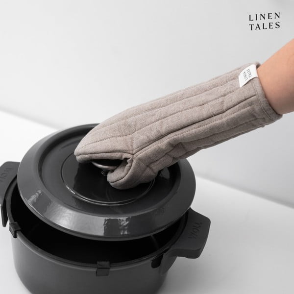 Lanena kuhinjska rukavica Natural – Linen Tales-image-1