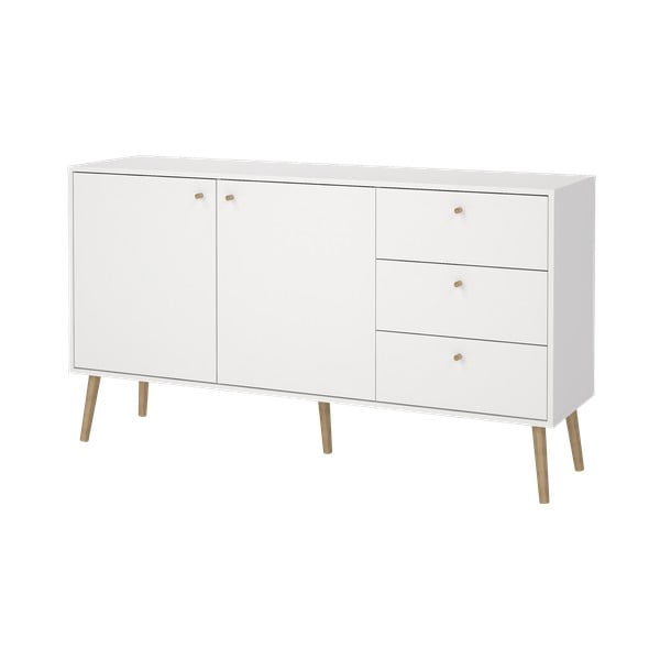 Bijela niska komoda 149x82 cm Bodo – Tvilum-image-4