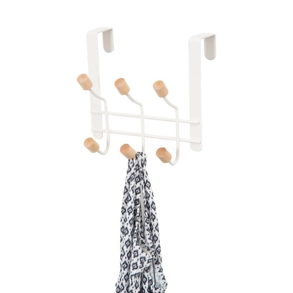 Metalna viseća vješalica za vrata sa 6 kukica Compactor-image-4