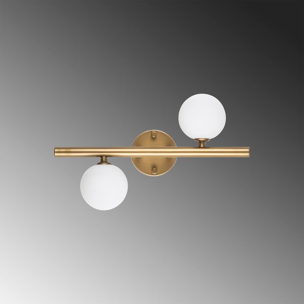 Zidna lampa u zlatnoj boji Domino – Opviq lights-image-3