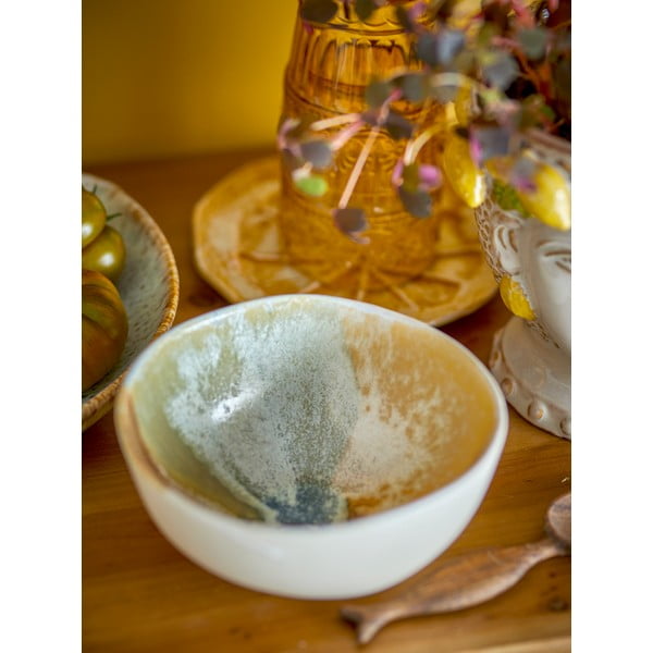 Krem zdjelice u setu 4 kom od kamenine 525 ml Lacey – Bloomingville-image-1