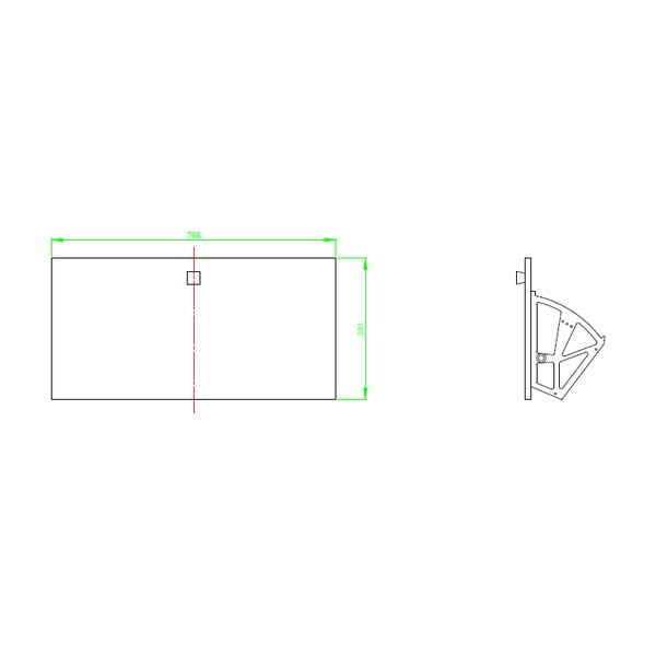 Tamno sivi ormarić za cipele s tri ladice Woodman Bode-image-4