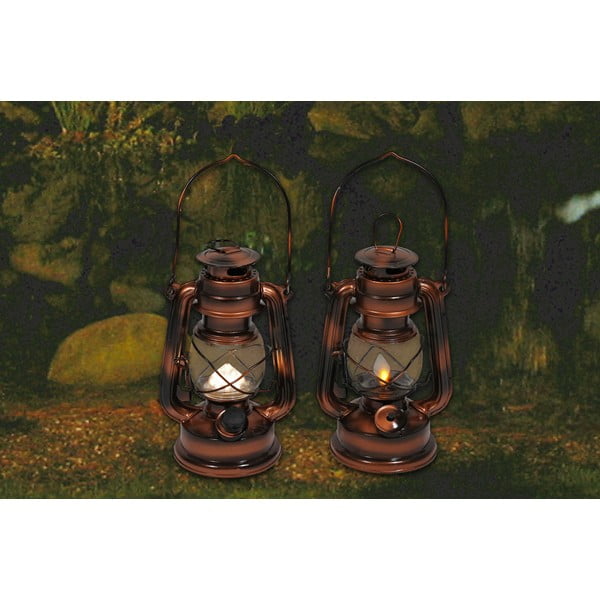 LED lanterna u brončanoj boji (visina 19 cm) – Hilight-image-1