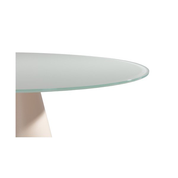 Okrugao blagovaonski stol sa staklenom pločom stola ø 120 cm Vida – MOME-image-4