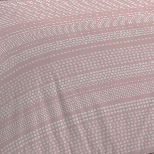 Rozo-siva posteljina 200x135 cm Banded Spots - Cloudsoft-image-4