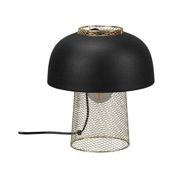 Mat crna metalna stolna lampa (visina 28 cm) Punch – Reality
