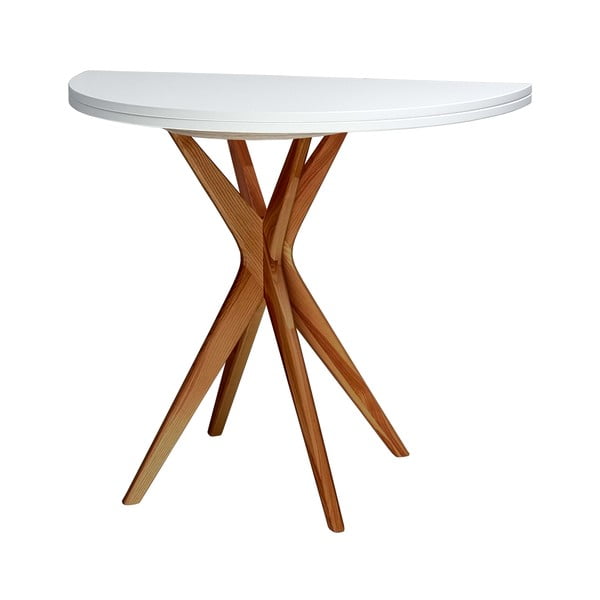 Okrugli proširiv blagovaonski stol 45x90 cm Jubi – Ragaba