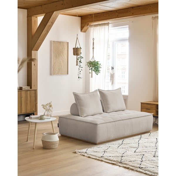 Bež sofa od šenila 175 cm Elisa – Bobochic Paris-image-1