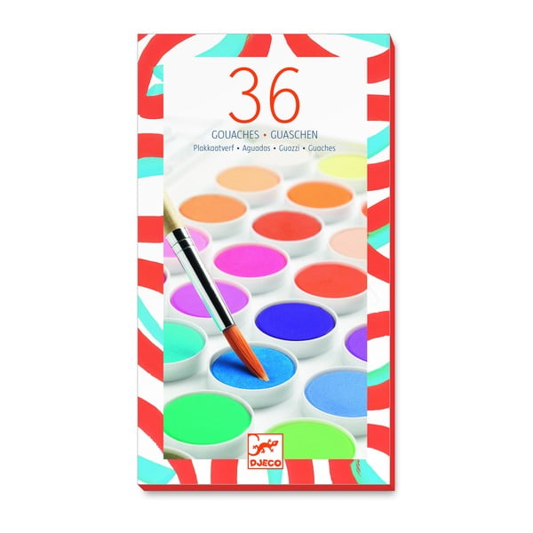 Komplet od 36 akvarelnih boja Djeco Maxi-image-1