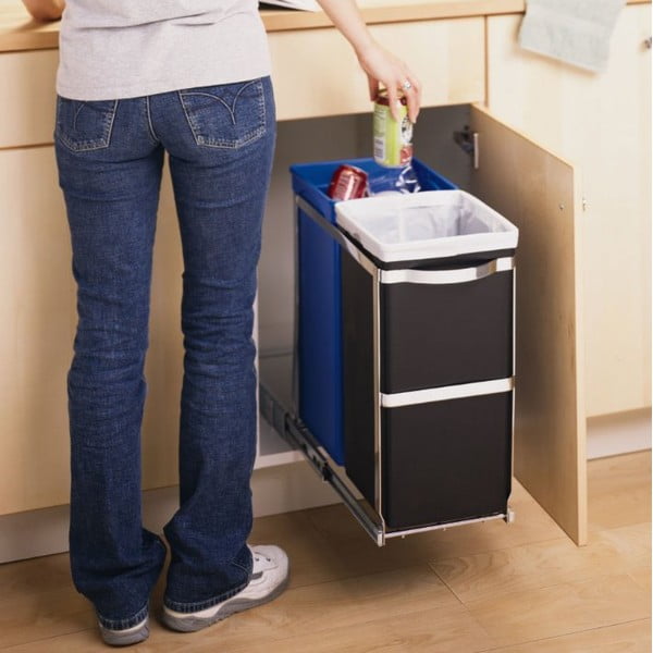 Plastična kanta za otpad 35 l Dual - simplehuman-image-1