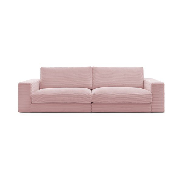 Ružičasta sofa od samta 274 cm Leonard – Bobochic Paris