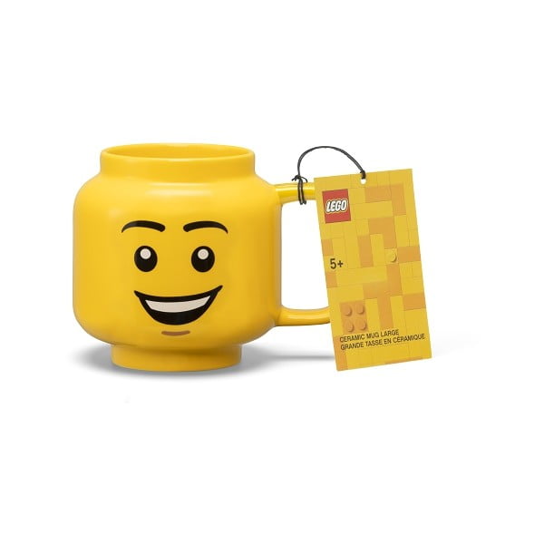 Žuta keramička dječja šalica 530 ml Head - LEGO®-image-4