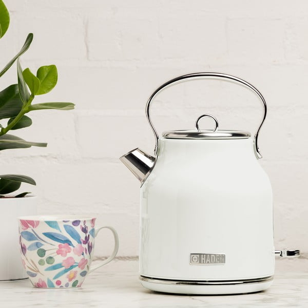 Bijelo kuhalo za vodu 1,7 l Heritage – Haden-image-2