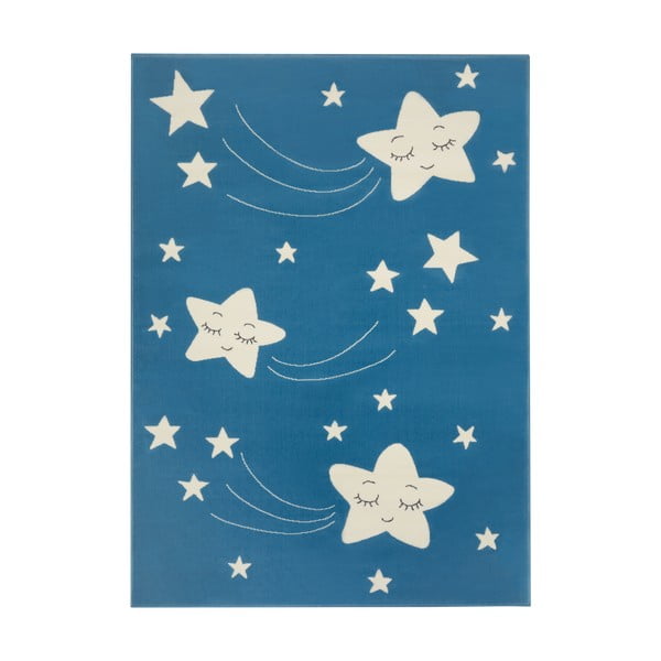 Dječji plavi tepih Hanse Home Adventures Stardust, 160 x 220 cm