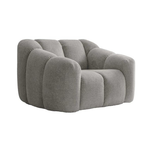 Svijetlo siva fotelja Shell – Miuform