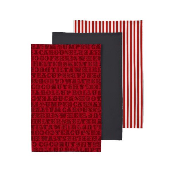 Pamučna kuhinjska krpa 3 kom 40x60 cm Carnival – Premier Housewares-image-2