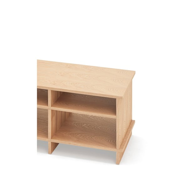 TV komoda u dekoru hrasta u prirodnoj boji 180x50x40 cm Inari – Teulat-image-4