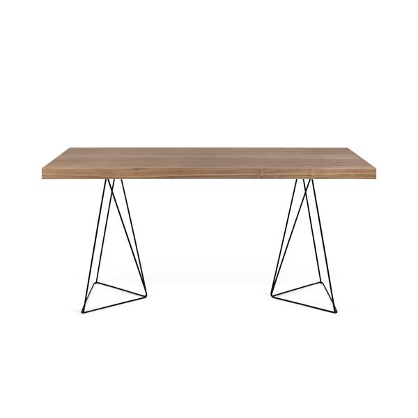Smeđi stol s crnim nogama TemaHome Multi, 180 x 77 cm-image-4