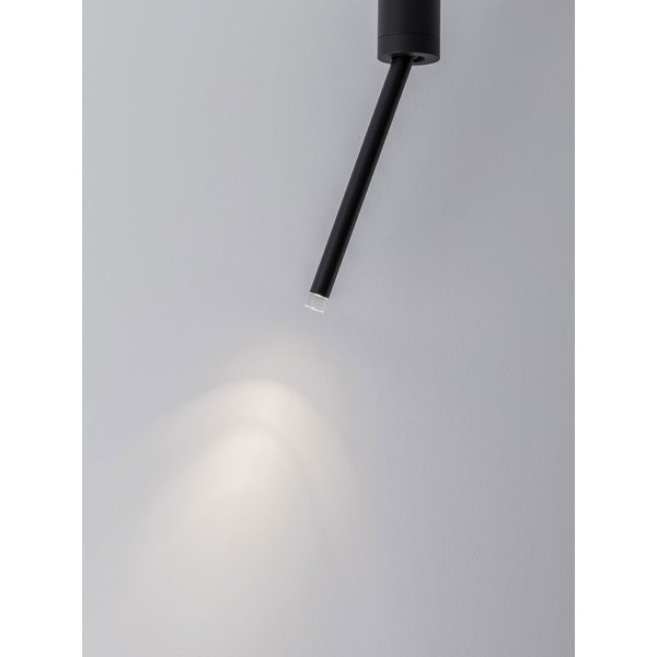 Mat crna LED stropna svjetiljka aluminijska sa savitljivom konstrukcijom Stilvi – Nova Luce-image-2