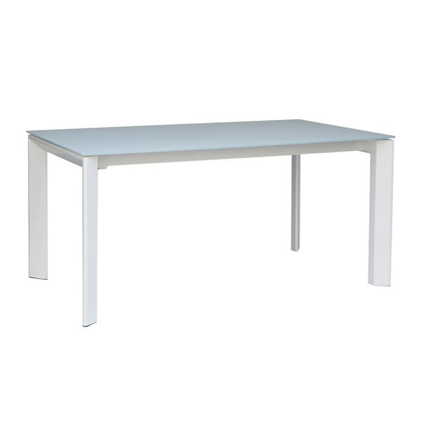 Bijeli sklopivi blagovaonski stol sømcasa Tamara, 160 x 90 cm