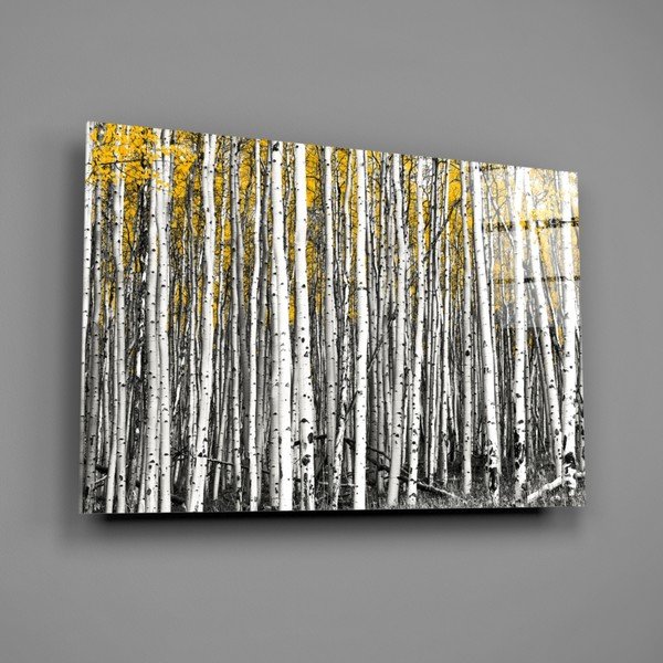 Staklena slika insigne žuta šuma, 110 x 70 cm-image-3