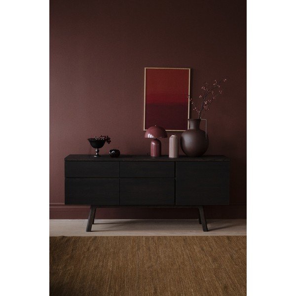 Komoda od punog hrasta u tamnoj prirodnoj boji 170x77x42 cm Cleardale – Rowico-image-2