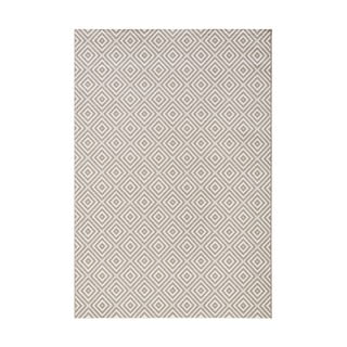 Sivi vanjski tepih NORTHRUGS Karo, 200 x 290 cm