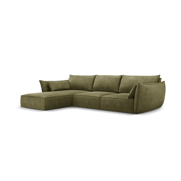Zelena kutna garnitura (lijevi kut) Vanda - Mazzini Sofas-image-2