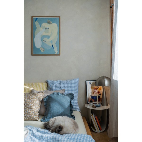 Stolna lampa u srebrnoj boji Leitmotiv Sublime, visina 51 cm-image-2