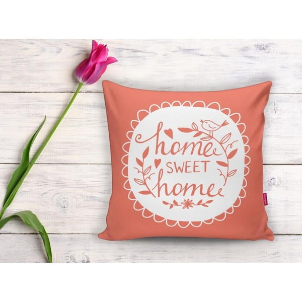 Narančasta presvlaka za jastuk Minimalist Cushion Covers Home Sweet Home, 45 x 45 cm