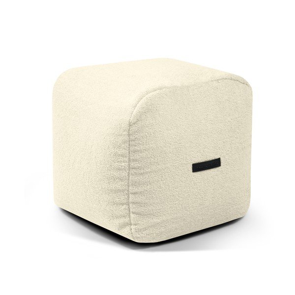 Krem vreća za sjedenje od bouclé tkanine Plus 50 Lounge – SLOWDOWN