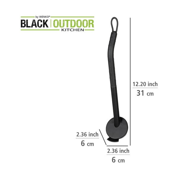 Crna četka za pranje posuđa Wenko Black Outdoor Kitchen Cuvo-image-4