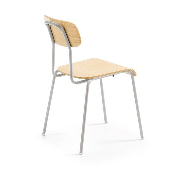 Set od 4 stolice sa sivom La Forma Klee konstrukcijom-image-2