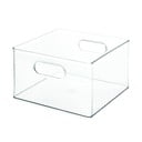 Prozirna kutija za odlaganje iDesign The Home Edit, 25,4 x 25,3 cm