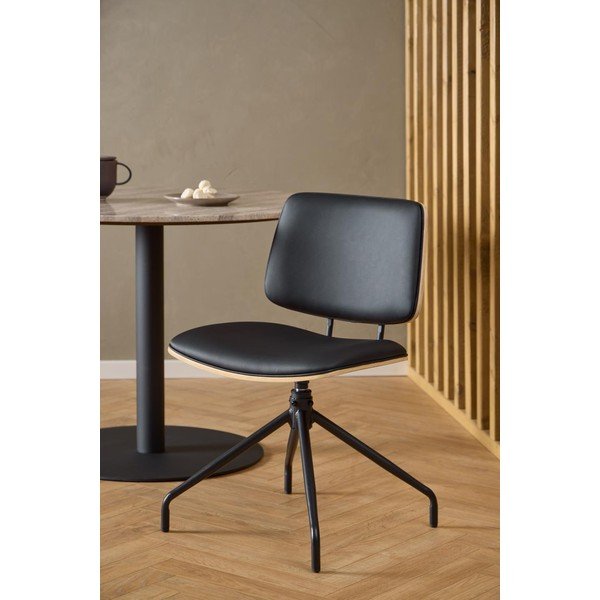 Crna blagovaonska stolica Owen – Actona-image-3