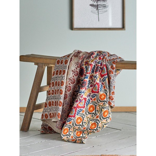 Pamučna deka 130x150 cm Krea – Bloomingville-image-1