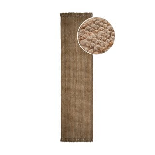 Smeđa podloga od jute Flair Rugs Jute, 60 x 230 cm