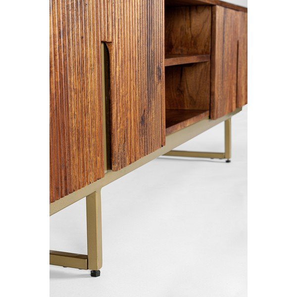 TV komoda od masivnog manga u prirodnoj boji 180x45x40 cm Vilas – Bizzotto-image-3