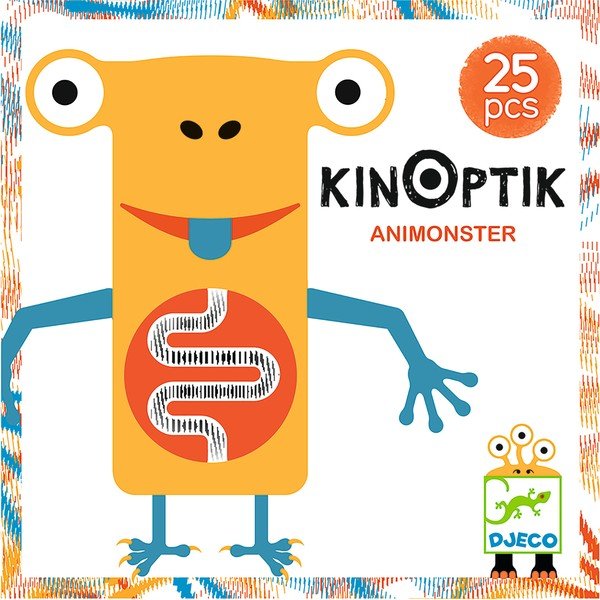 Magnetna slagalica s optičkom varkom Djeco Animonster-image-1