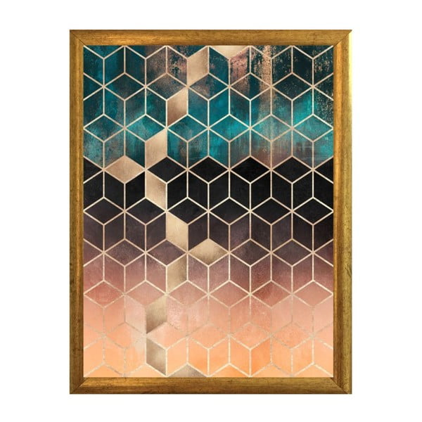 Plakat u okviru Piacenza Art Hexagon, 30 x 20 cm
