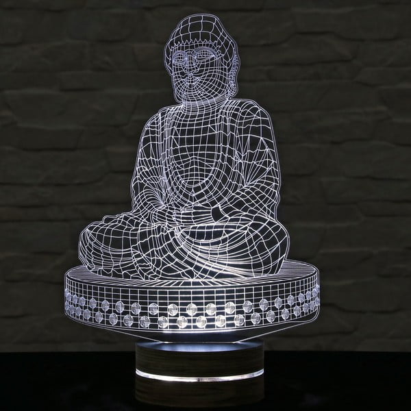 3D Buddha stolna lampa