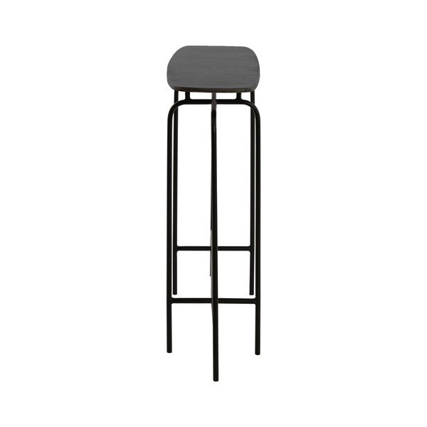 Crni metalni pomoćni stol 30x120 cm Zapala – Light & Living-image-2