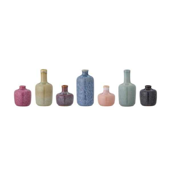 Vaze u setu 7 kom od kamenine (visina 14 cm) Maien – Bloomingville