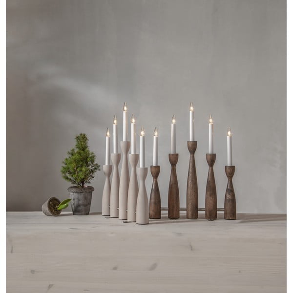 Božićni svjetlosni ukras s utikačem u tamnoj prirodnoj boji Midja 2.0 – Star Trading-image-3